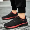 Chaussures Vente chaude grande taille 47 48 Black Red Chaussures de course pas cher Men Femmes Femmes Breatchables Ultralight Sport Sneakers Gym Chaussures Livraison gratuite