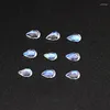 Diamantes soltos 5X8MM 0,18Cts Pêra Pedra preciosa natural da lua facetada