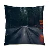 Pillow Living Room Decoration Pography Throw Covers Cover 45x45 Velvet Mountains River Natural Scenery Square E0997