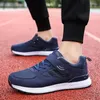 Walking Shoes Men Lace-Up Plush Mesh Women Sports Outdoor Flats Light Home Warm Breathable Sneakers Black Soft Size 35-45