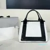 Bolsa de compras de lona Designer Tote Bag Mulheres Bolsa Bolsa Moda Carta Bolso Interno Com Zíper Bolsa De Embreagem De Alta Qualidade Alça De Ombro Removível Bolsa De Ombro