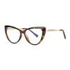 Sunglasses Frames Cateye Anti Blue Light Blocking Computer Glasses Fashion Women Eyeglasses UV Clear Lens