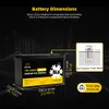 Sodium Ion Battery 12V 100Ah Grade A Rechargeable High Power Na SIB Battery Bulit-in BMS For Home Energy Storage EV RV Tax Free