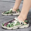 HBP Non-Brand plus size 48 mens wholesale beach hole sandals foam slides male eva shoes fashion clogs garden pantuflas zapatillas