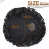 Perucas sintéticas Mens Childrens Wigs S-noilite Men Toupee 16x19cm Sistema de substituição de cabelo humano 4 polegadas Mens Capilar Prothesis Masculino Cabelo Peruca Clipe no cabelo 240328 240327