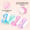 Gear 50pcs Mini Plastic Nail Art Brushes Mix Colors Soft Remover Dust Small Angle Cleaning Brush Nail Care Tools for Manicure