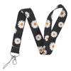 Keychains 5/10/50Pcs Hidden Disability Sunflower Creative Badge ID Lanyards Mobile Phone Rope Key Lanyard Neck Straps Accessories