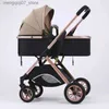 Wskaźniki# Widok Widok, który można popchnąć w obu kierunkach w jednym kliknięciu składanego lekkiego wózka dla niemowląt Przynieś mamusię torbę L240319