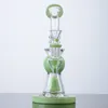 Gamiage en verre grenan pyramide Design Verre Bongs de douche Perc Perc Water Pipes Short NECT OUIL