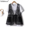 Dames T-shirt Europees Station Kant Retro Vest Korte mouw Letterpatroon Tops Dames Tweedelige set Dunne zomer Oversized vrouwelijke T-shirts 4XLC24319