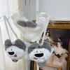 Bras Sets Furry Fall And Winter Lingerie Plush Underwear Cute Girls Students Without Steel Ring Bra Set Large Size Women