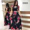 Basic Casual Dresses Womens Elegant Maxi Dress Retro Sexy Floral Dot Print Short Sleeve Boho Evening Dinner Party Hollow Out Dresses Robes 24319