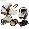 Barnvagnar# baby barnvagn 3 i 1 barnvagn för baby bil lättvånare barnvagn isofix bas baby rese barnvagn nyfödd barnvagn l240319