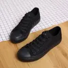 Casual Shoes Maggie's Walker Women Fashion Spring Lacing Black Walking Autumn Platform Canvas Size 35-40