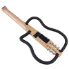 Guitare classique silencieuse sans tête, 6 cordes, 34 pouces, corps en bois d'érable du Canada pliable