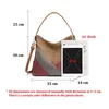 Totes Large Stylish Vintage Fabric Canvas Bag Women's Shoulder Ladies Big Casual Handbags Tote Bags For Women 2024 Zipper