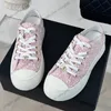 Womens Lace-Up Sneakers Dress Shoes Cowhide Tweed Platform Heels 3.5cm Casual Shoe Tpu Outsole Trainer Hiking Low Cut Breathable Shoe Pink Black White Leisure Shoe