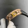 Luksusowe mechaniki męskie obserwuj Richa Wine Barrel Mill RM11 03 Seria Multifunkcyjna automatyczna mechaniczna mechaniczna taśma z różowego złota mężczyźni