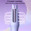 32mm cerâmica íon negativo antiscald curling ferros automático modelador de cabelo vara rotativa para ferramentas estilo 240305
