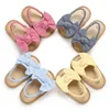 Sommar spädbarn baby flickor sandaler söta småbarnskor stor båge prinsessan casual singel 240313
