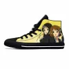 Scarpe cartone animato manga anime kon akiyama mio hirasawa yui casual scarpe a tavola leggera di scarpe da tavolo leggero uomini sneaker da donna traspirato