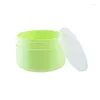 Opslagflessen 5 stuks 10-100g plastic containers met deksels voeringen reispotten lotion fles pot dozen voor gezichtscrème make-up haarverzorging pasta