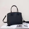 Totes 2024 Large Capacity Mother Casual Tote Black Natural Togo Cow Leather Women's Handbag Stylish Female Shoulder Bag Grey