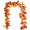 Décoration de fête 1.6m guirlande artificielle de mariage vigne suspendue automne automne noël décor à la maison guirlandes de Thanksgiving