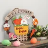 Feestdecoratie Pasen Deurhanger Welkom Teken Hangende Houten Plaque Kinderslaapkamer Hangers Home Decor