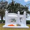 15 x13 FT White Inflatable Bounce House with Blower Slide Ball Pit Pool Large Jumper Bouncy Castle for Birthday Party Wedding Event Kindergarten