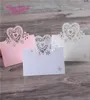 40st Laser Cut Love Table Name Place Card Wedding Decoration Party Favors Pearl Paper Table Card Wedding Supplies17661184