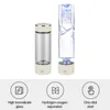 Garrafas de água exercício recuperação garrafa usb recarregável gerador de hidrogênio com eletrólise rápida 350ml para ionizado