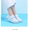 Buty swobodne Spring Damskie White Air Cushion Wedge Wygodna praca miękka podeszwa bez poślizgu mokasyny