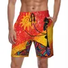 Pantaloncini da uomo African 3D Print Board Summer Cool Fashion Running Surf Beach Uomo Quick Dry Y2K Divertente Plus Size Costume da bagno