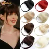 Synthetic Wigs Bangs MEIFAN Short Synthetic Bangs Hairpieces Black Hair Women Natural Short Fake Hair Bangs Clip In Hair Bangs Hairpiece 240328 240327