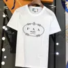 Projektant koszuli męskiej dla mężczyzn Damskie koszule Odwrócony trójkąt mody z literami Casual Summer krótkie rękaw