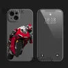 Motorcycle rider Phone Case for iPhone 15 14 13 Pro 12 11 Pro Xs X XR Max 8 7 SE Strong Silicone Cases Soft Back Cover