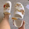 Pumps Designer Summer Women Shoes Garden Shoes Beach Sandals Chain Charms Sweet Sandals Platform Slippers Casual Shoes For Female