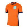 2024オランダメンフィスヨーロッパカップ24 25ホランドサッカージャージーデジョンヴァージルバーグヴィジン2024 2025 Klaassen Blind de Ligt Men Kid Kit Football Shirt 33