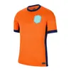 2024 Hollanda Memphis Avrupa Kupası 24 25 Holland Futbol Jersey De Jong Virgil Bergvijn 2024 2025 Klaassen Blind de Ligt Erkek Çocuklar Kit Futbol Gömlek 33