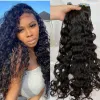 Fita de extensões em extensões de cabelo fita de cabelo humano em extensão de cabelo real 100g fita adesiva ins grosso final cola preta natural no cabelo 40 pçs