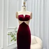 Sukienki z pasa startowego Duricve luksus Dubai Black Crystal Syrenka do kostki wieczór dla kobiet 2024 Urodziny przyjęcie weselne suknia balowa
