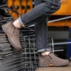 HBP Non-Brand DEBONSAPT Nuevo diseño Botas de seguridad industriales para minería con protección impermeable marrón con punta de acero