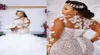 Plus size ilusão manga longa vestidos de casamento 2021 sexy africano nigeriano jóia pescoço laceup volta sereia applique vestidos de noiva 9384278