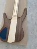 Guitar Walnut 5 Strings Electric Bass Guitar Neck Through body,Gold Hardware,Provide Customized Services