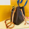 Luxe designer tas neonoe bucket bag handtas onderarmtas schoudertas crossbody tassen damestassen mode bedrukte totebag vintage champagne tas