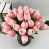 Decoratieve bloemen Mylb 31 stks/partij nep-tulpen kunstmatige PU-boeket Real Touch voor huisdecoratie