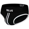 Underpants ORLVS Mens Briefs Underwear Men Sexy Jockstrap Pouch Cuecas Man Cotton Panties Thongs Mesh Underpants Gay Slip Homme Srting 24319