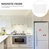 Рамки 8 шт. Сумка для холодильника с магнитами для фотографий Карманные магнитные рукава из ПВХ
