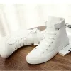 Buty damskie buty białe buty kobiety trampki zapatos de mujer tenis masculino platforma dorosłych platforma płócienne buty klinowe trampki klinowe